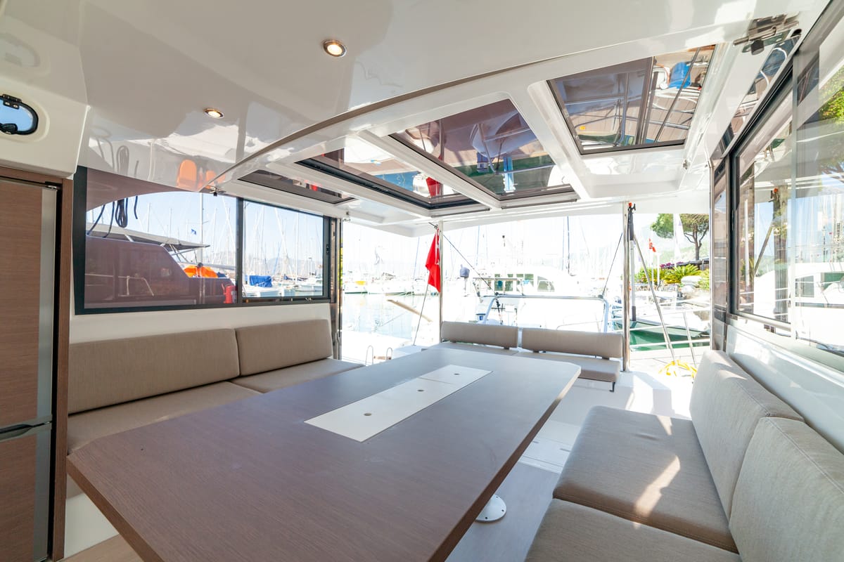 Sail Spica, a Bali Catspace catamaran at Fethiye, Turkey