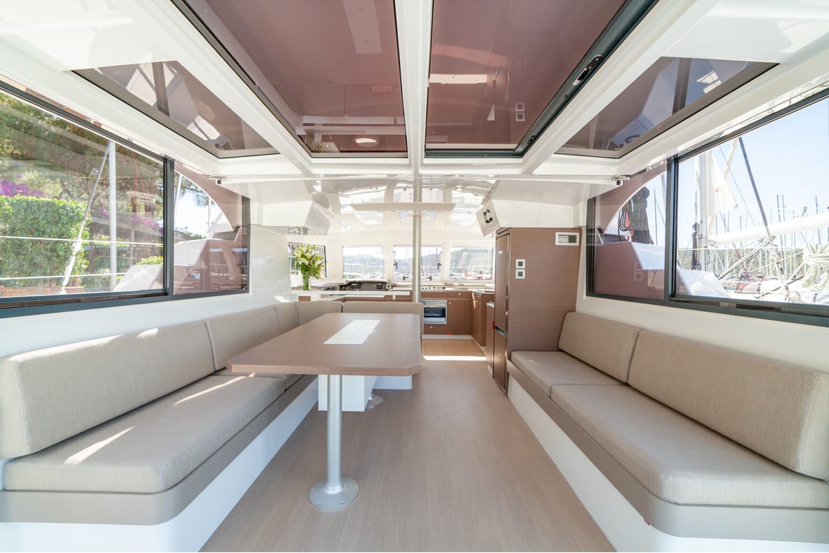 Sail Spica, a Bali Catspace catamaran at Fethiye, Turkey