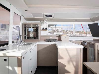 Galley of Follow The Sun, a Fountaine Pajot Astrea 42 catamaran at Općina Medulin, Croatia