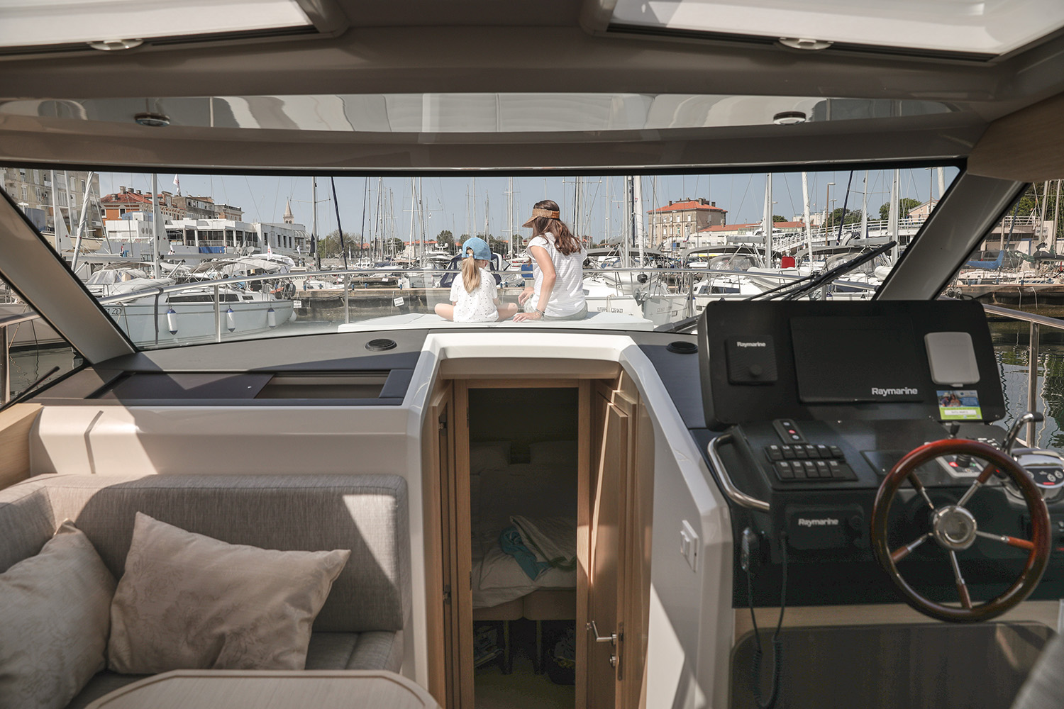 Mar, a Greenline 39 yacht at Grad Biograd na Moru, Croatia