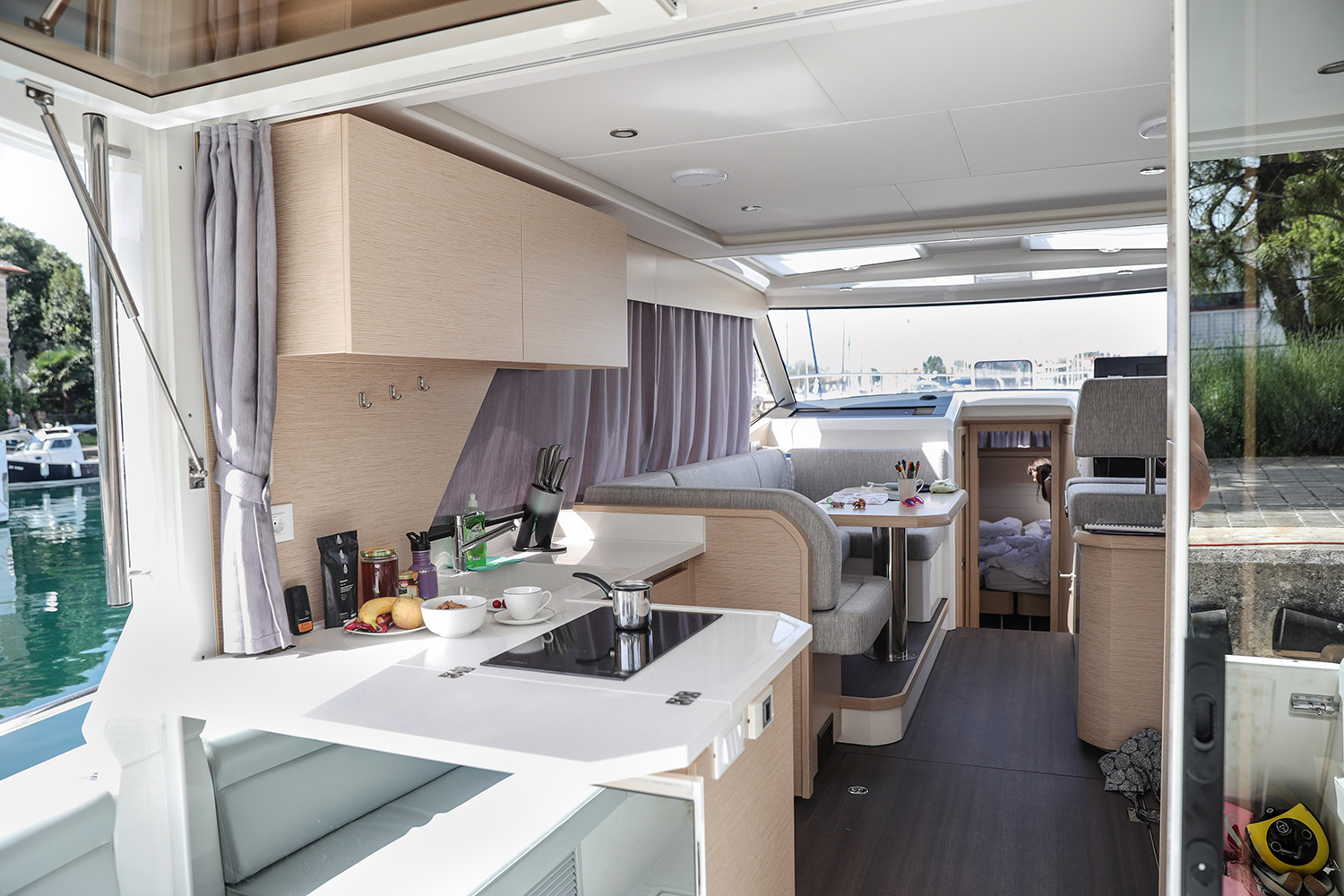 Mar, a Greenline 39 yacht at Grad Biograd na Moru, Croatia