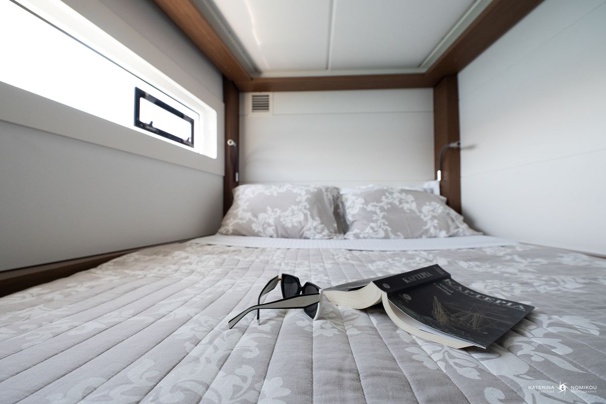 Cabin on El Marita Brand New 2021 A/C & Generator Skippered, a Lagoon 46 catamaran at Municipal Unit of Lefkada, Greece