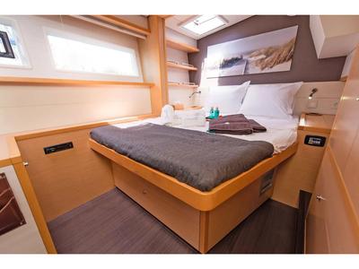 Cabin on Serenity I, a Lagoon 52F catamaran at Grad Kaštela, Croatia