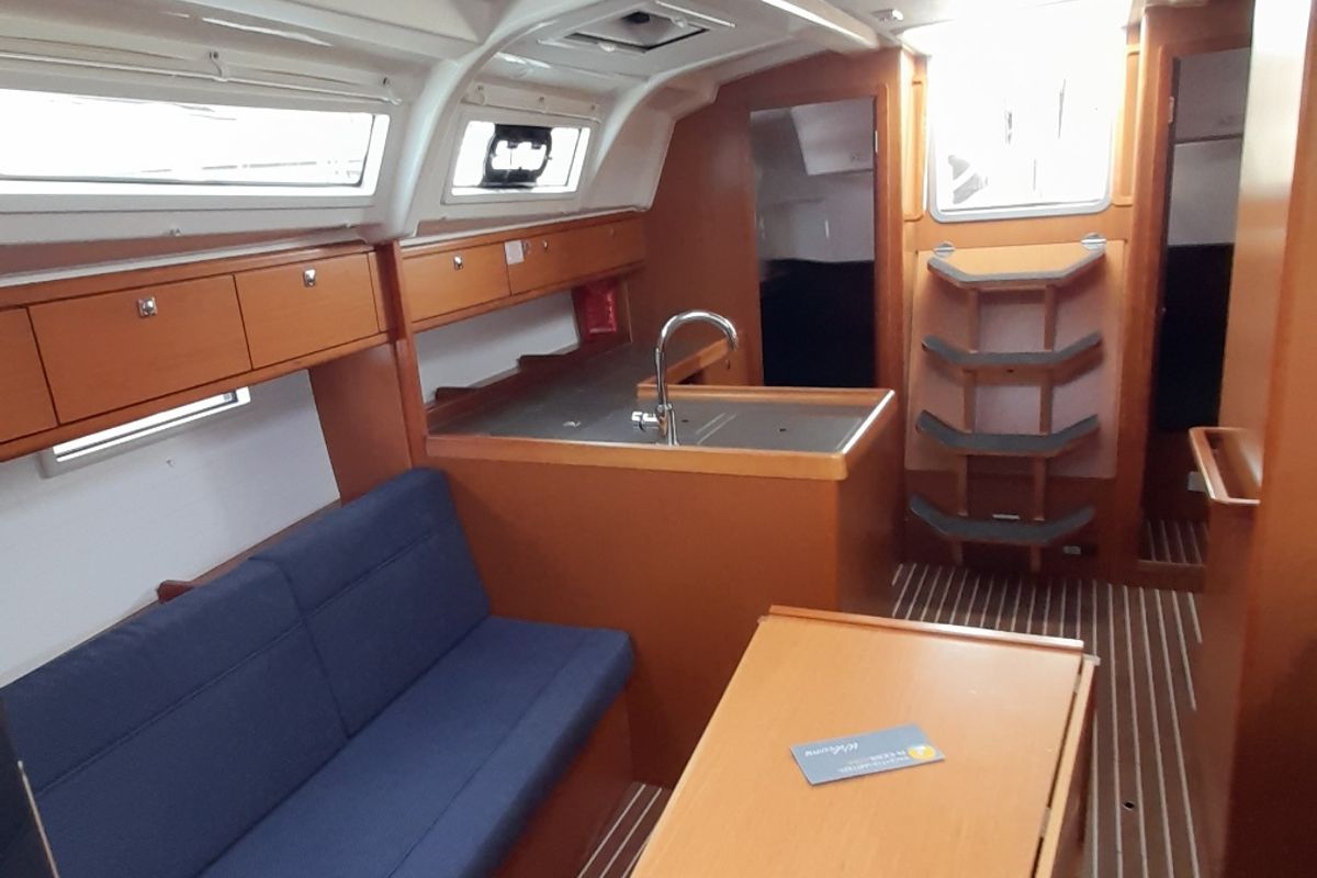 Salon of Nenemia, a Bavaria Cruiser 37 sailboat at Municipal Unit of Rhodes, Greece