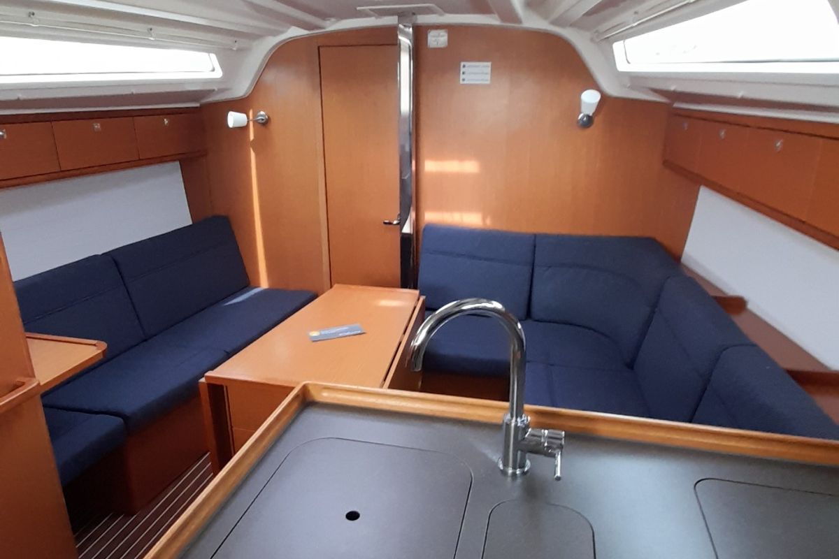 Salon of Nenemia, a Bavaria Cruiser 37 sailboat at Municipal Unit of Rhodes, Greece