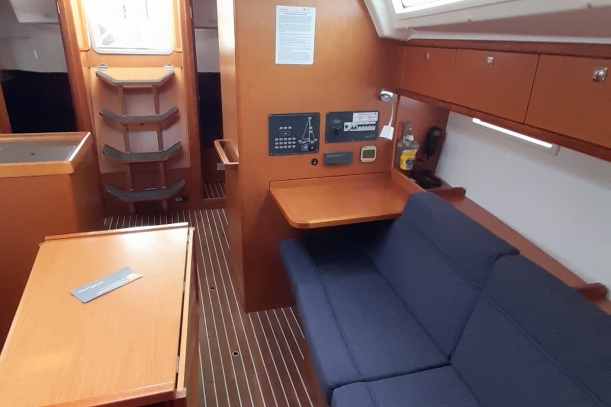 Salon of Nenemia, a Bavaria Cruiser 37 sailboat at Municipal Unit of Rhodes, Greece