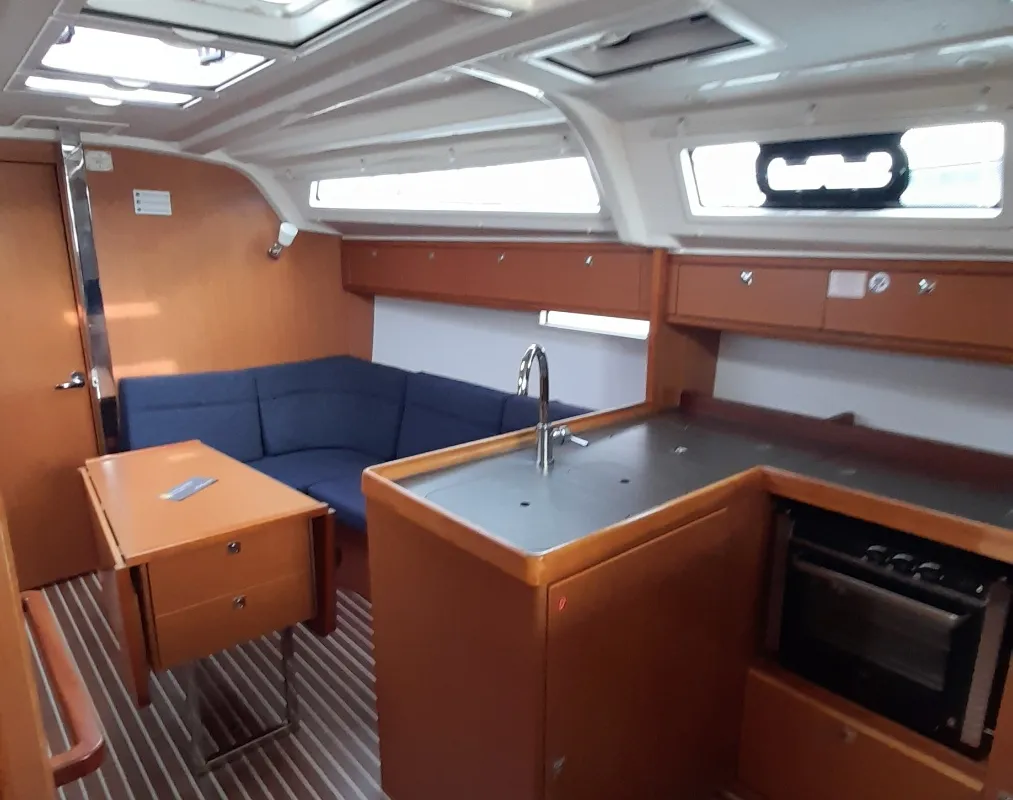 Salon of Nenemia, a Bavaria Cruiser 37 sailboat at Municipal Unit of Rhodes, Greece