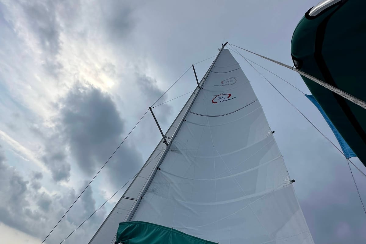 Angelmiles 1 , a Northman Maxus 35 sailboat at Valencia, Spain