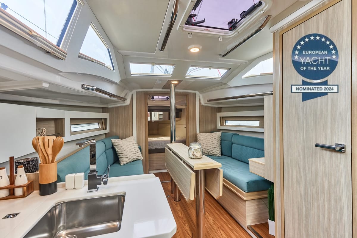 Angelmiles 1 , a Northman Maxus 35 sailboat at Valencia, Spain