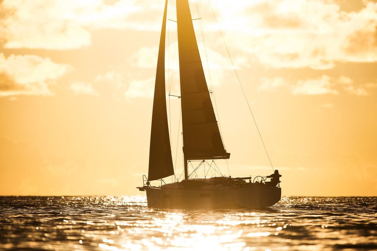 Exterior view of Angelmiles 1 , a Northman Maxus 35 sailboat at Valencia, Spain