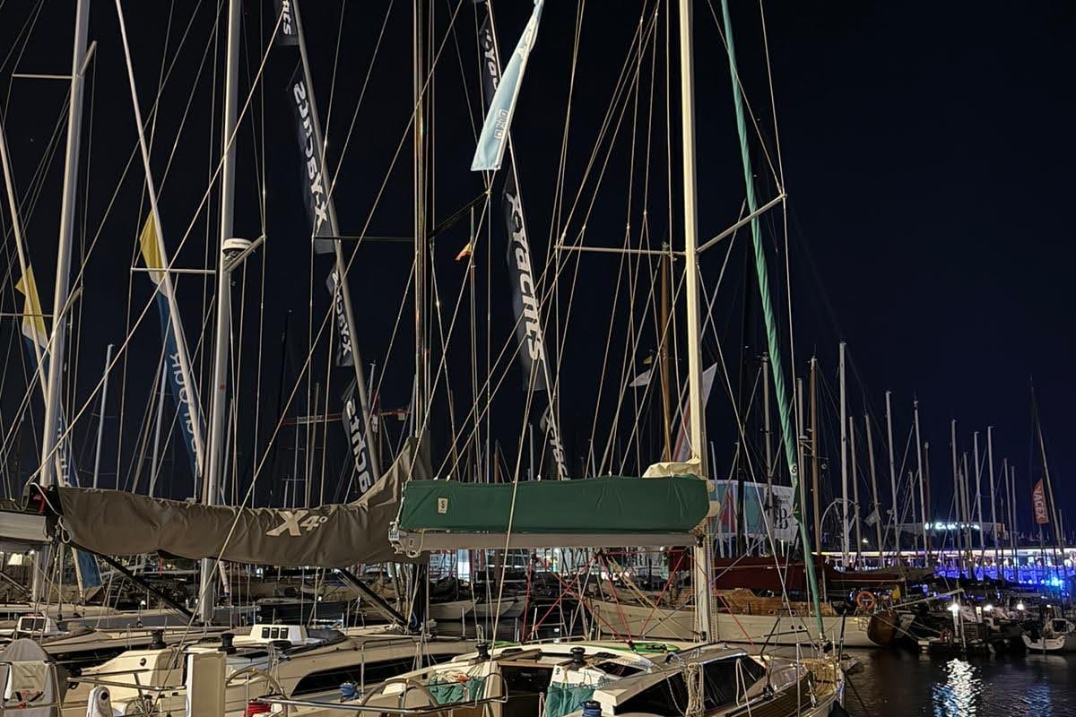 Angelmiles 1 , a Northman Maxus 35 sailboat at Valencia, Spain