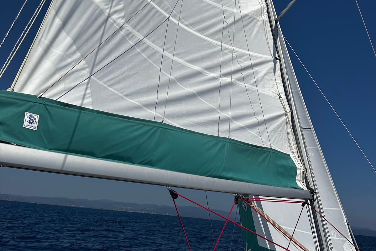 Angelmiles 1 , a Northman Maxus 35 sailboat at Valencia, Spain
