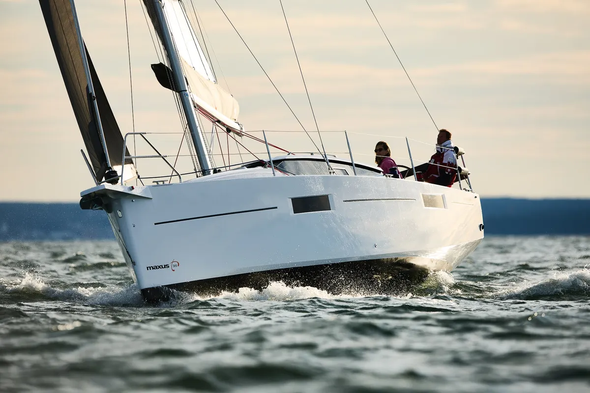 Angelmiles 1 , a Northman Maxus 35 sailboat at Valencia, Spain