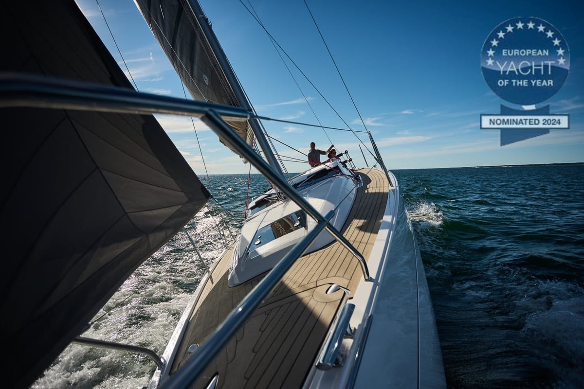 Angelmiles 1 , a Northman Maxus 35 sailboat at Valencia, Spain