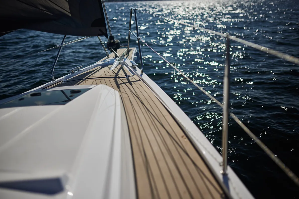 Angelmiles 1 , a Northman Maxus 35 sailboat at Valencia, Spain