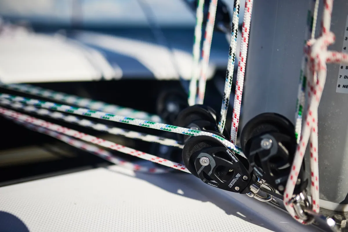 Angelmiles 1 , a Northman Maxus 35 sailboat at Valencia, Spain