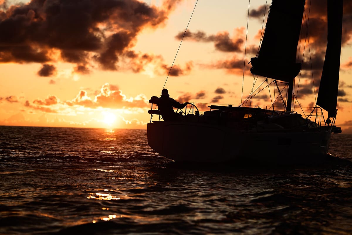 Angelmiles 1 , a Northman Maxus 35 sailboat at Valencia, Spain