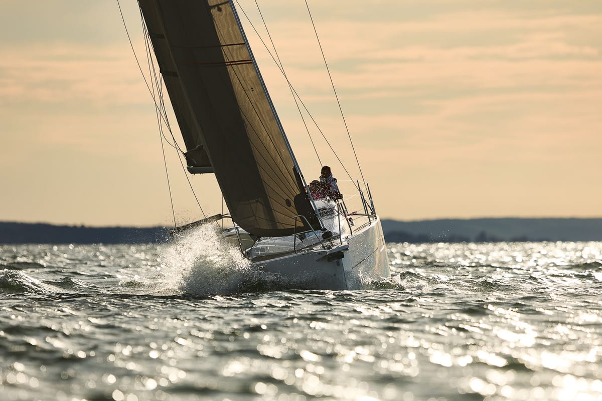 Angelmiles 1 , a Northman Maxus 35 sailboat at Valencia, Spain