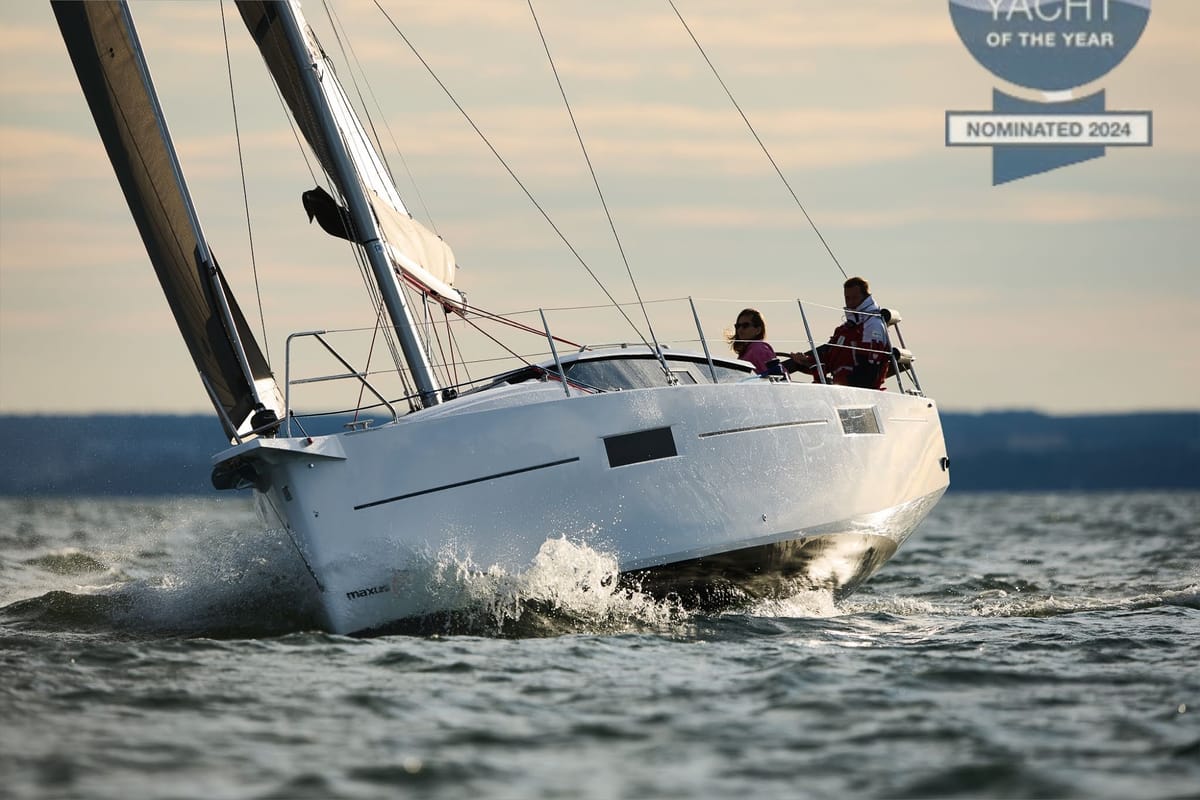 Angelmiles 1 , a Northman Maxus 35 sailboat at Valencia, Spain