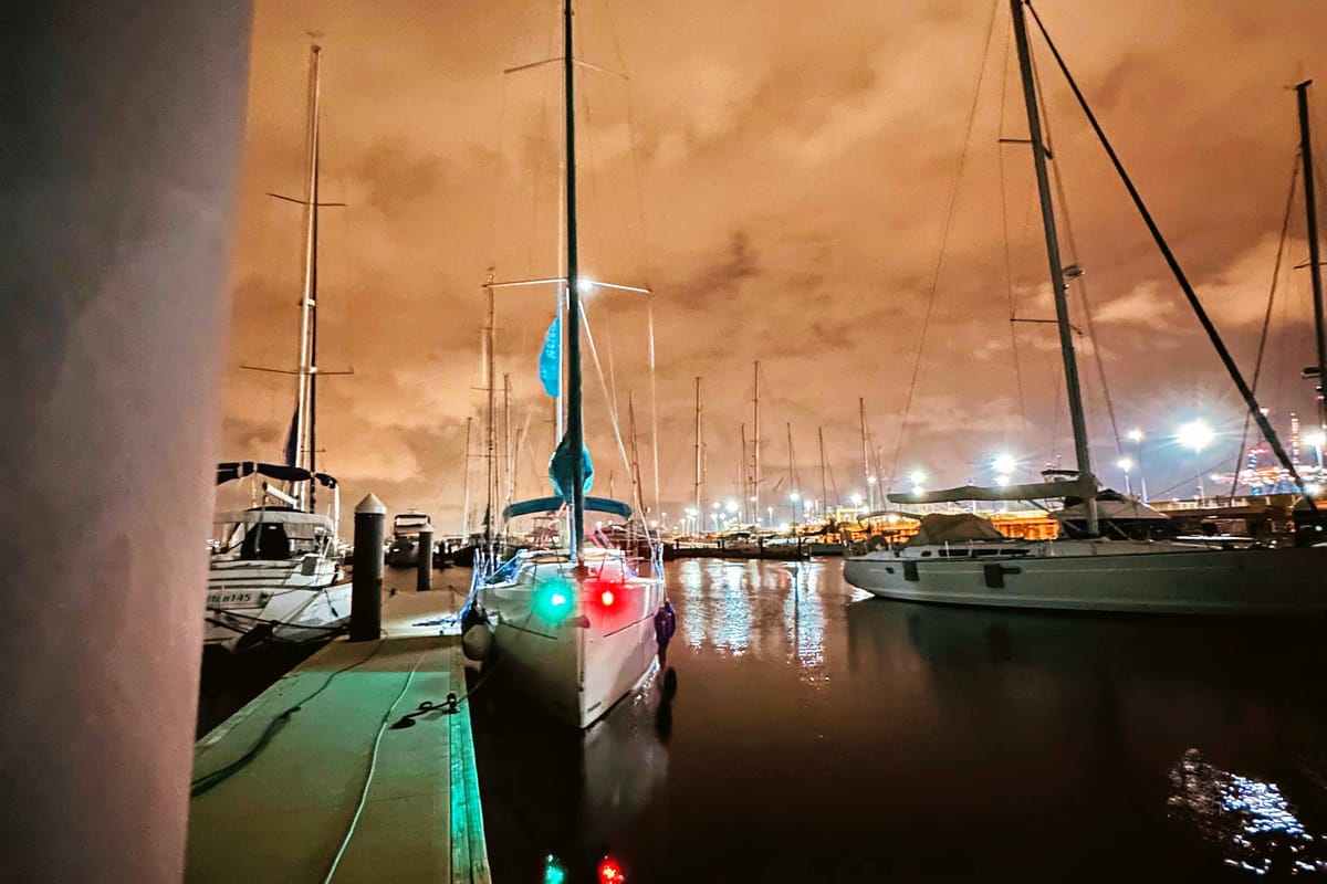 Angelmiles 1 , a Northman Maxus 35 sailboat at Valencia, Spain