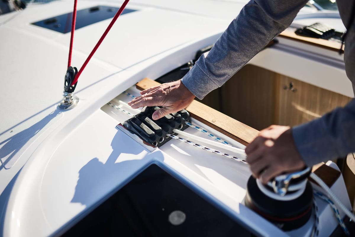 Angelmiles 1 , a Northman Maxus 35 sailboat at Valencia, Spain