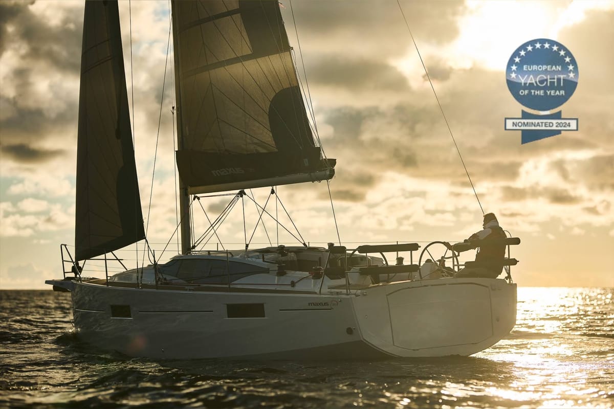 Angelmiles 1 , a Northman Maxus 35 sailboat at Valencia, Spain