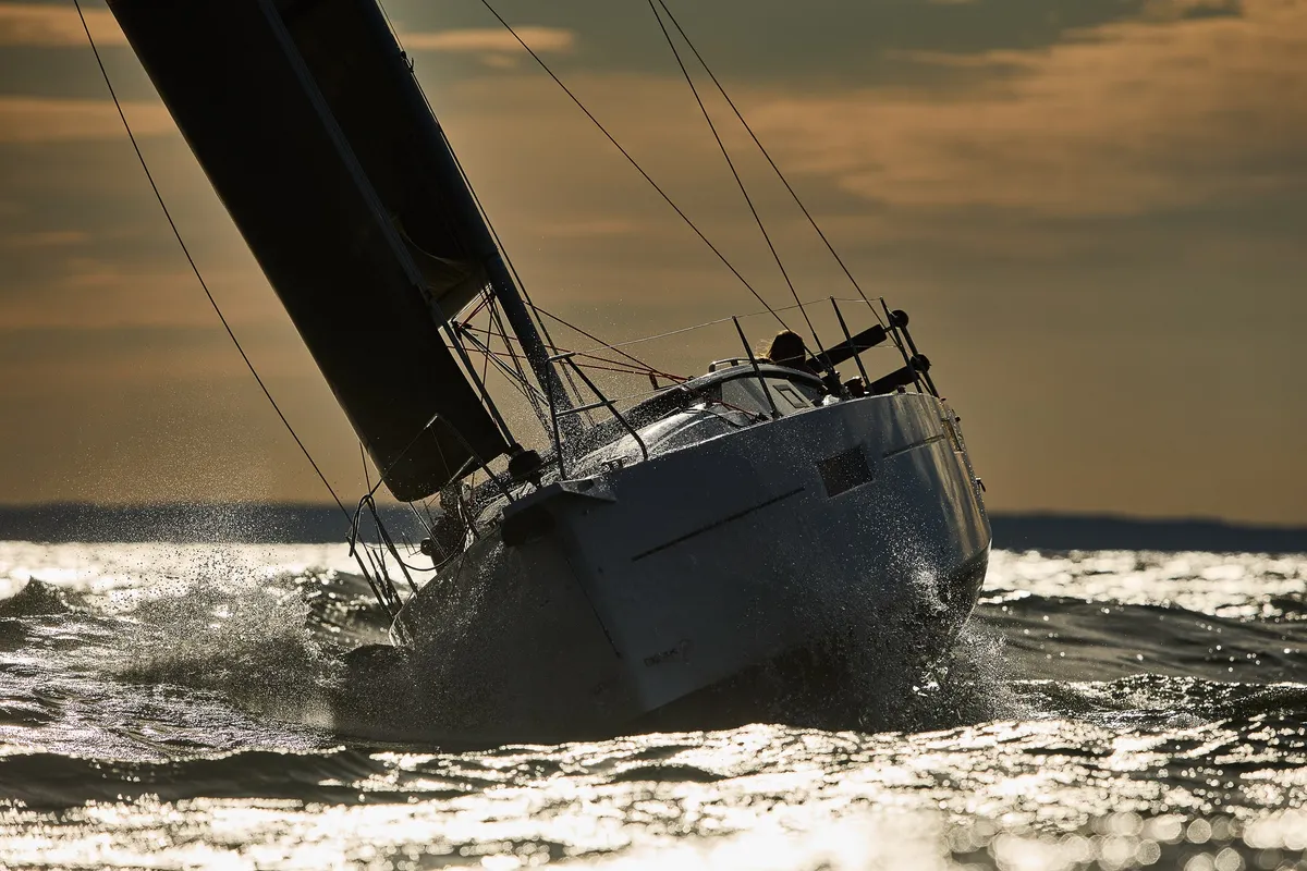 Angelmiles 1 , a Northman Maxus 35 sailboat at Valencia, Spain
