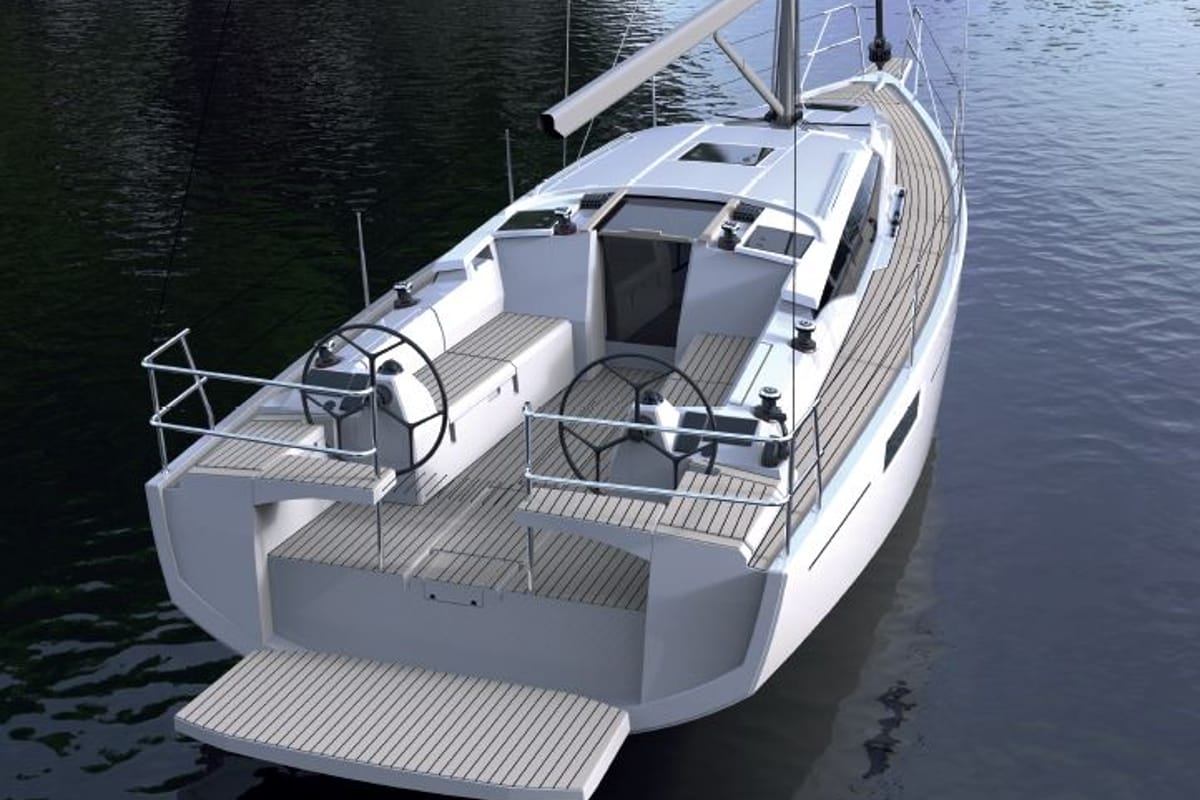 Angelmiles 1 , a Northman Maxus 35 sailboat at Valencia, Spain