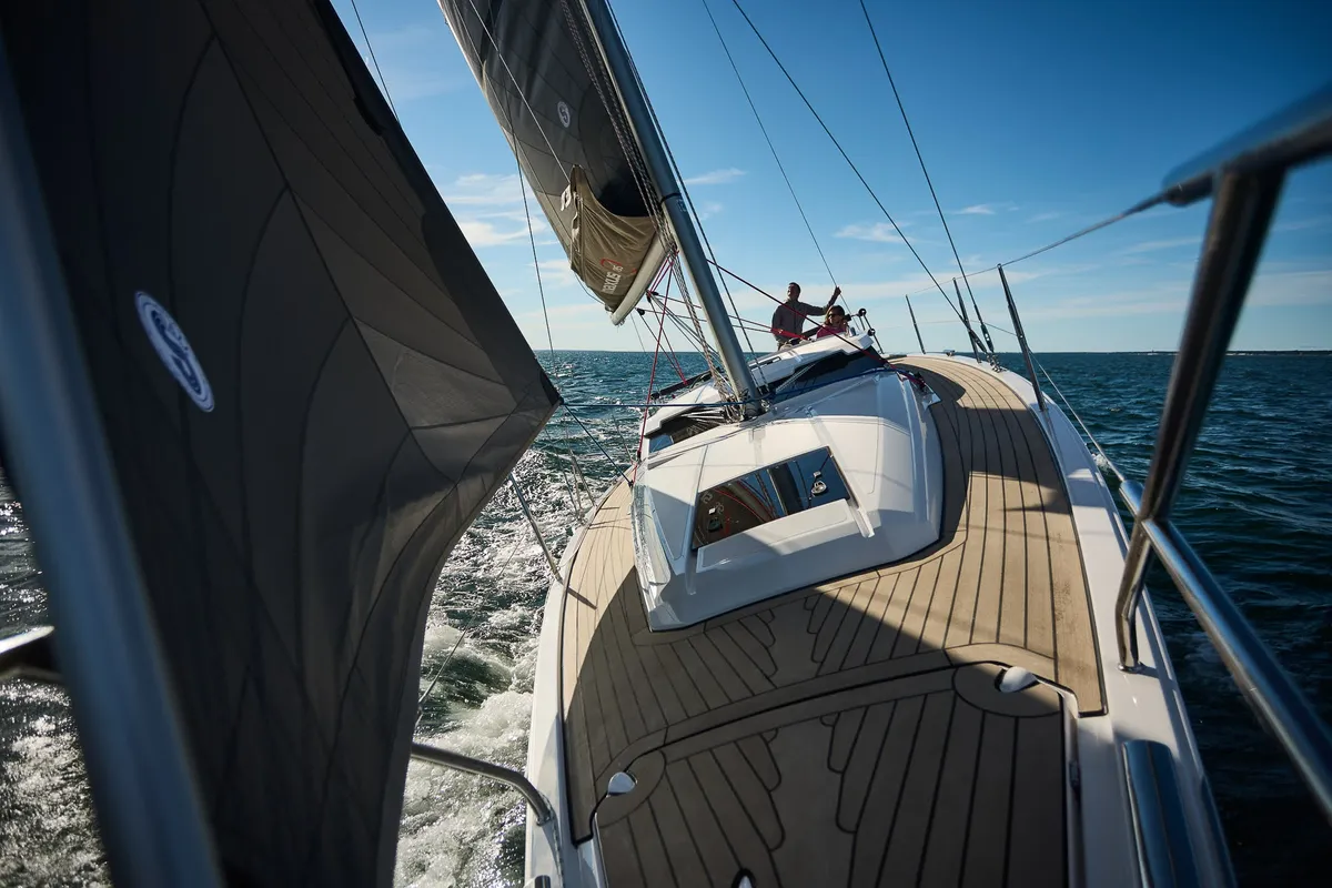 Angelmiles 1 , a Northman Maxus 35 sailboat at Valencia, Spain