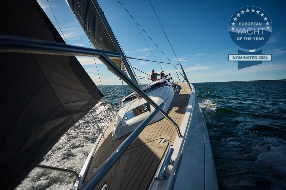 Angelmiles 1 , a Northman Maxus 35 sailboat at Valencia, Spain