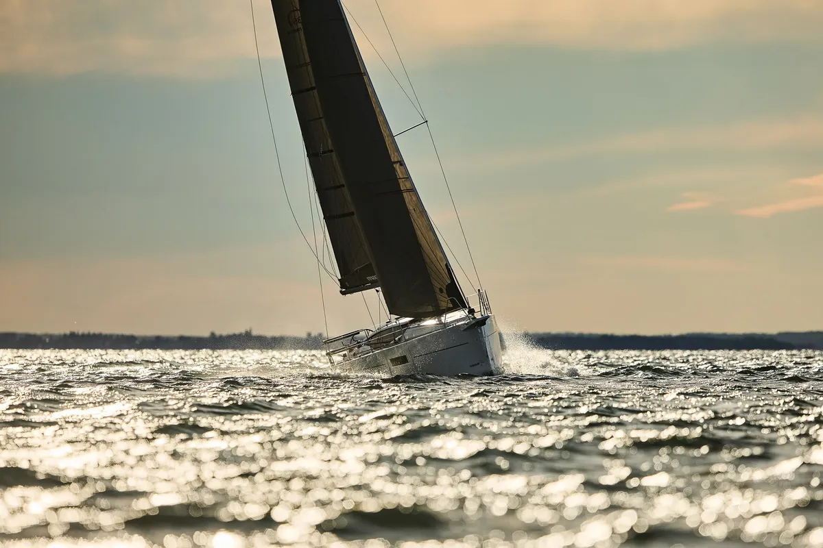 Angelmiles 1 , a Northman Maxus 35 sailboat at Valencia, Spain
