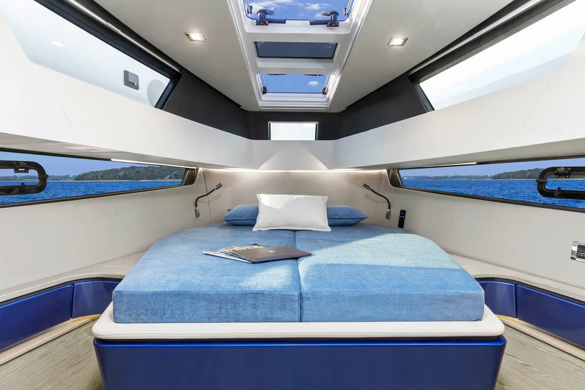 Cabin on Instant Crush, a Fjord 41 XL yacht at Grad Kaštela, Croatia