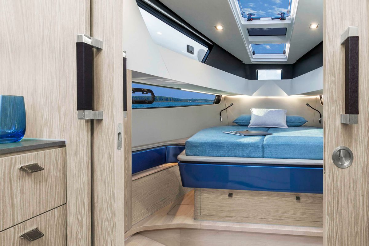Cabin on Instant Crush, a Fjord 41 XL yacht at Grad Kaštela, Croatia