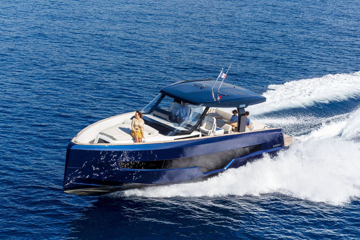 Exterior view of Instant Crush, a Fjord 41 XL yacht at Grad Kaštela, Croatia