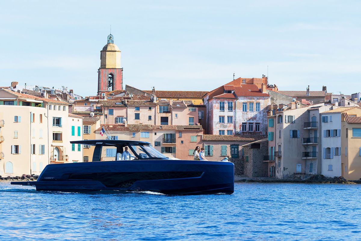 Exterior view of Instant Crush, a Fjord 41 XL yacht at Grad Kaštela, Croatia