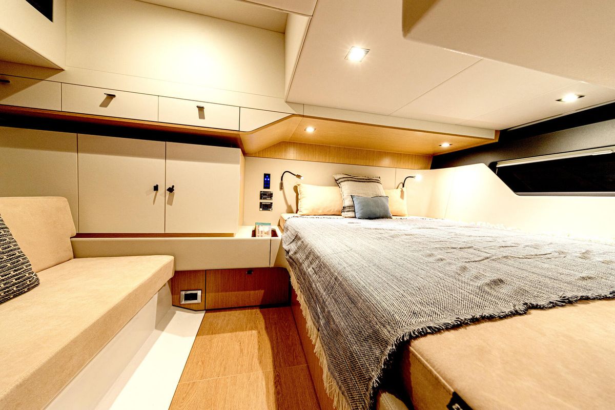 Cabin on Instant Crush, a Fjord 41 XL yacht at Grad Kaštela, Croatia