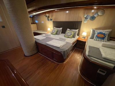 Cabin on Gumus, a Gulet Gulet gulet at Marmaris, Turkey