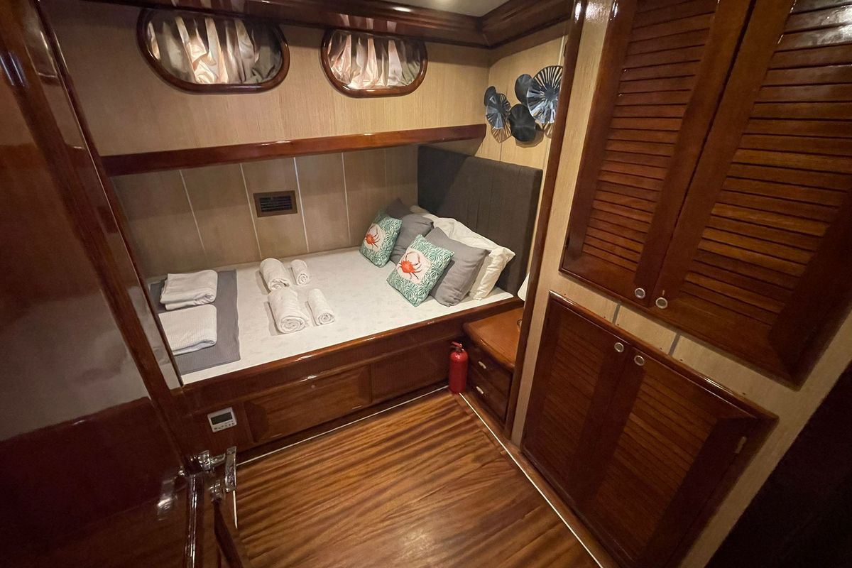 Cabin on Gumus, a Gulet Gulet gulet at Marmaris, Turkey