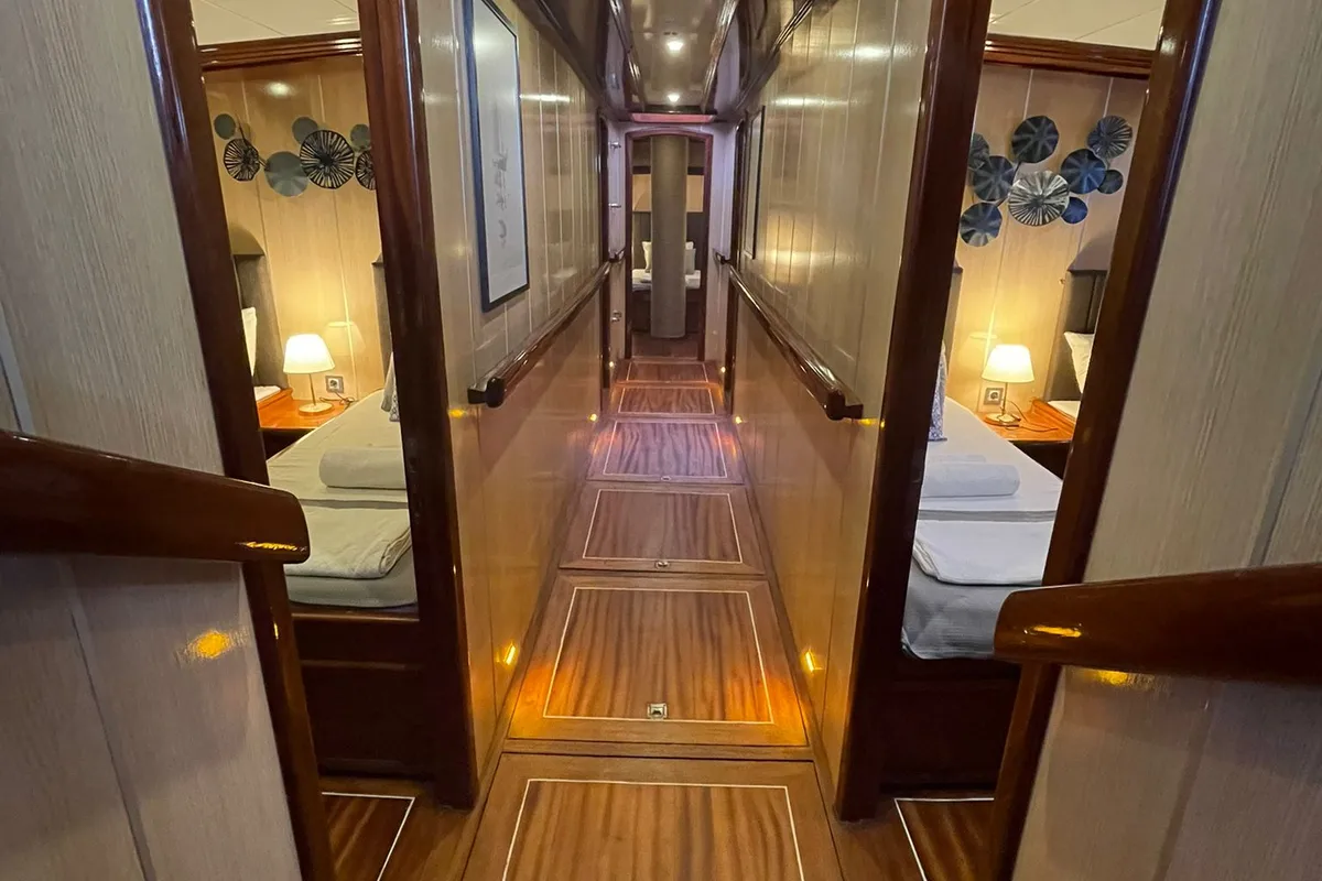Cabin on Gumus, a Gulet Gulet gulet at Marmaris, Turkey