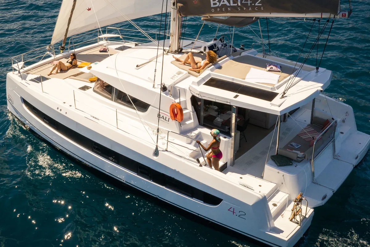 Premium +, a Bali Bali 4.2 catamaran at Saint-Mandrier-sur-Mer, France