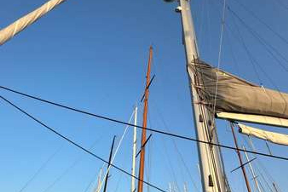 Branchia, a Lagoon 450 Fly catamaran at Naples, Italy
