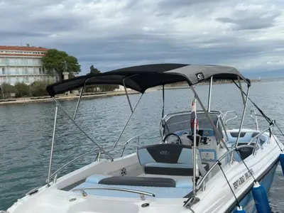 Exterior view of Rancraft Rm 21, a Gulet Rancraft RM21 motorboat at Zadar, Croatia