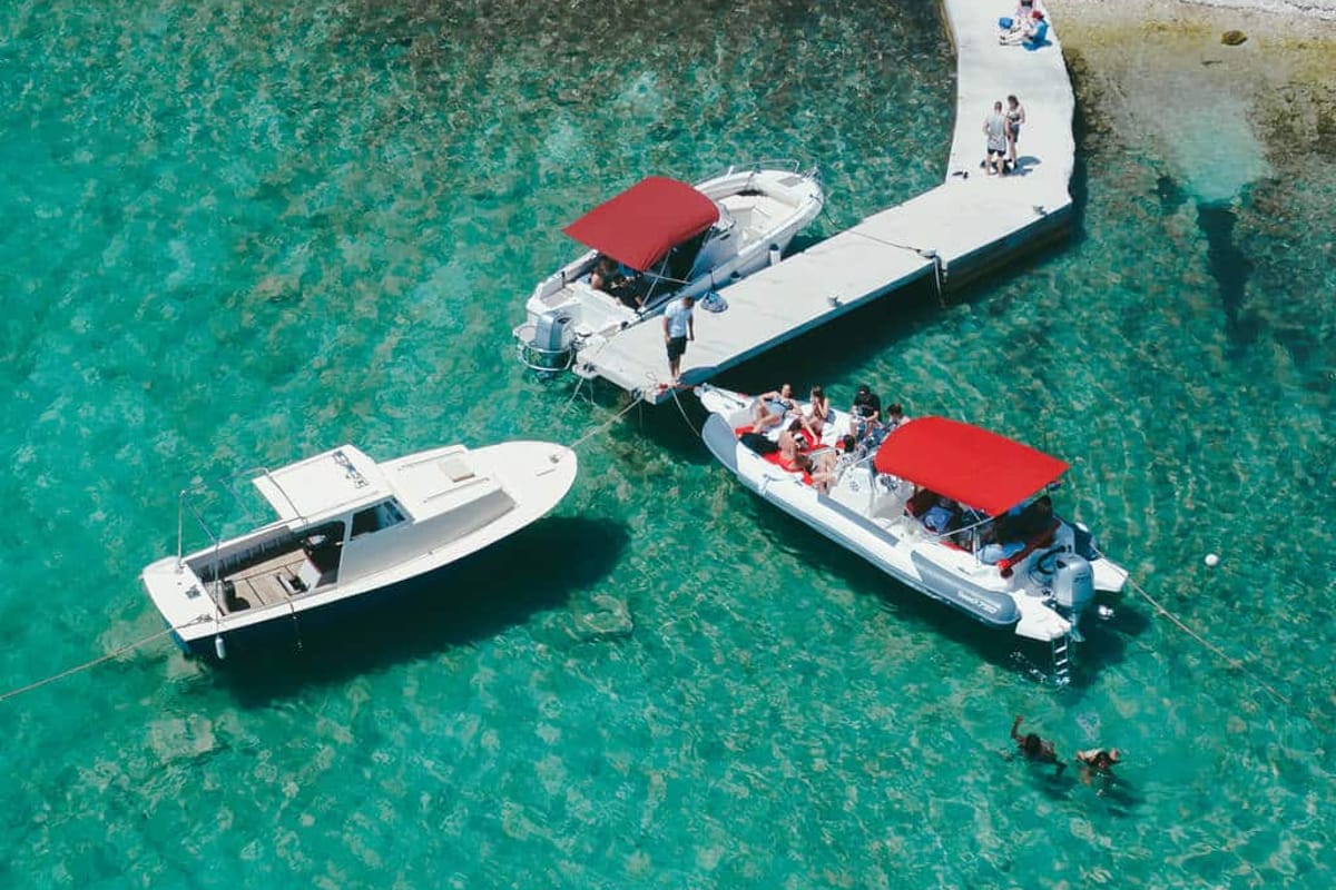 Exterior view of Marlin 790, a Marlin 790 Dynamic motorboat at Grad Trogir, Croatia