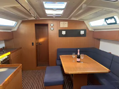 Salon of Pumba, a Bavaria Cruiser 46 sailboat at Općina Sukošan, Croatia