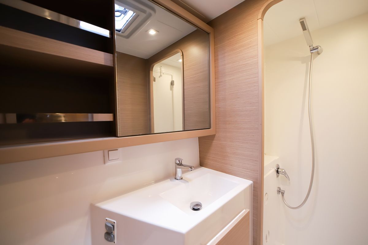 Head on Panella - Premium Line, a Lagoon 42 catamaran at Olbia, Italy