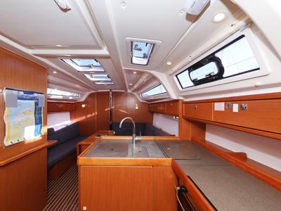 Galley of Angelic, a Bavaria Cruiser 37 sailboat at Grad Biograd na Moru, Croatia