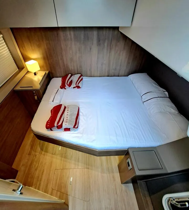 Cabin on Cancelli del Cielo, a Bali 4.6 catamaran at Sant Antoni de Portmany, Spain