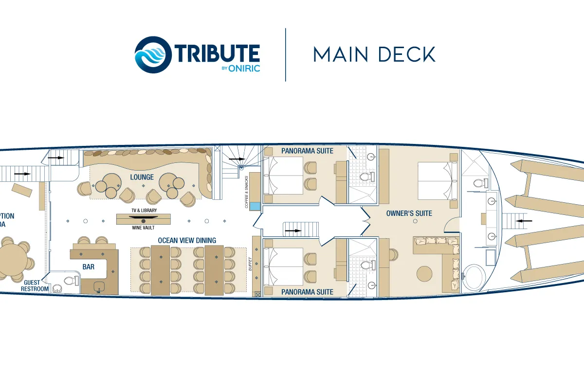 Tribute, a Luxury Luxury Motor Yacht yacht at Parroquia Puerto Baquerizo Moreno, Ecuador