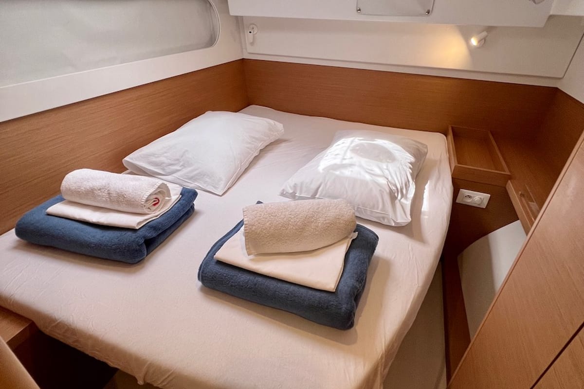 Head on Silver Kiss, a Excess 12 - 4 + 1 + 1 cab. catamaran at Dubrovnik, Croatia