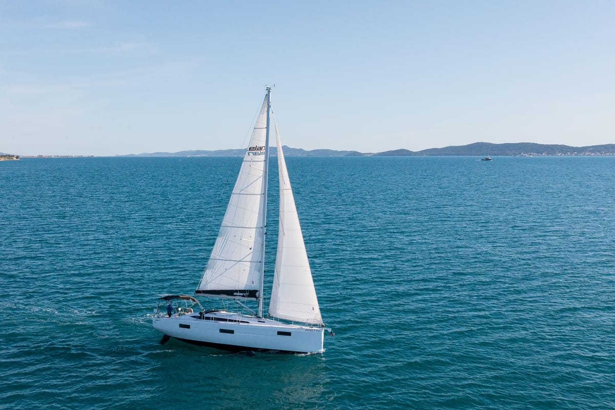 Zara, a Elan Impression 45 sailboat at Zadar, Croatia